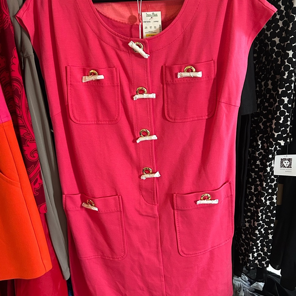 Ivanka Trump Pink Sheath Dress with Cap Sleeves